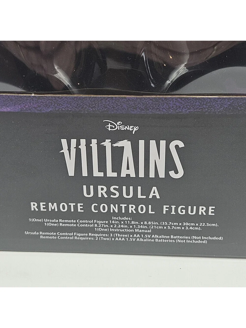 Disney Villains Ursula Remote Control Figure - NEW In Box (Some Damage to Box)